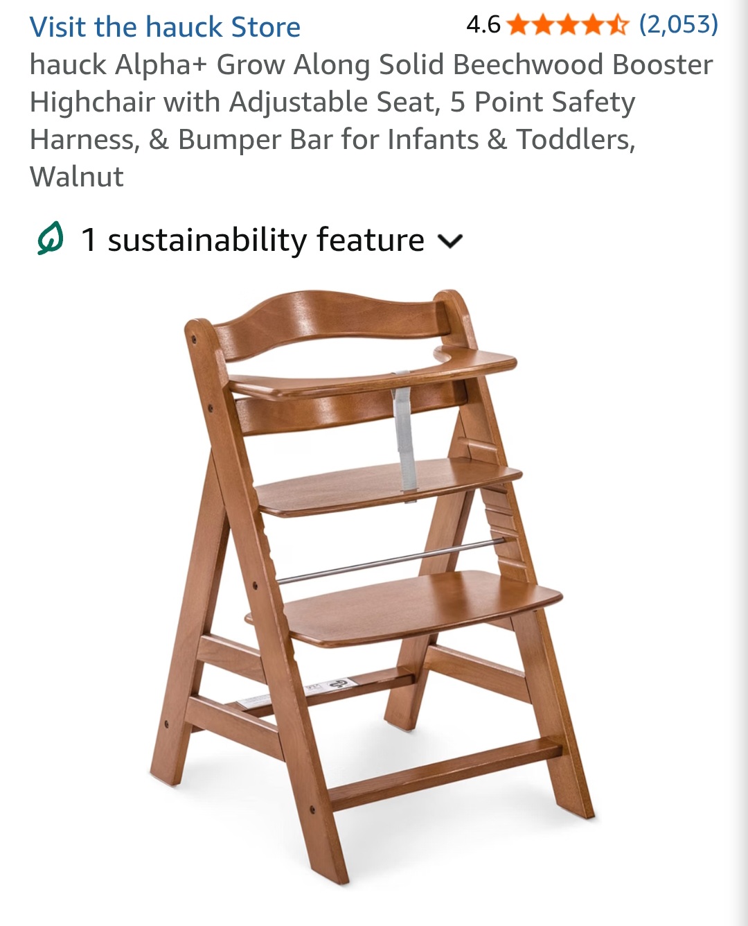 Hauck Alpha + High Chairs